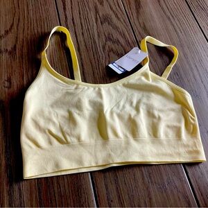 NWT Banana yellow XL Bralette.